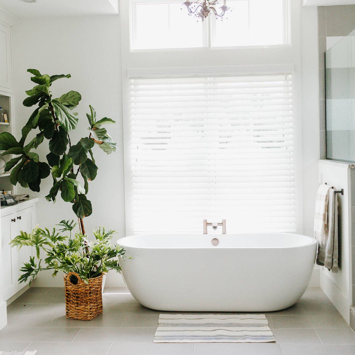 Aden Cotton Bath Mat Natural with