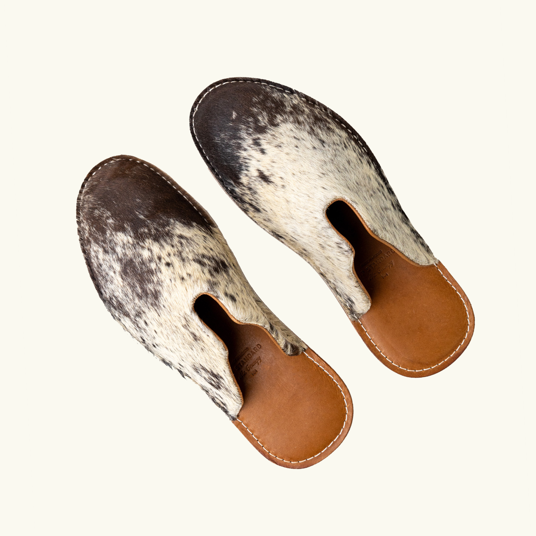 Mr. Grumpy Leather Slippers