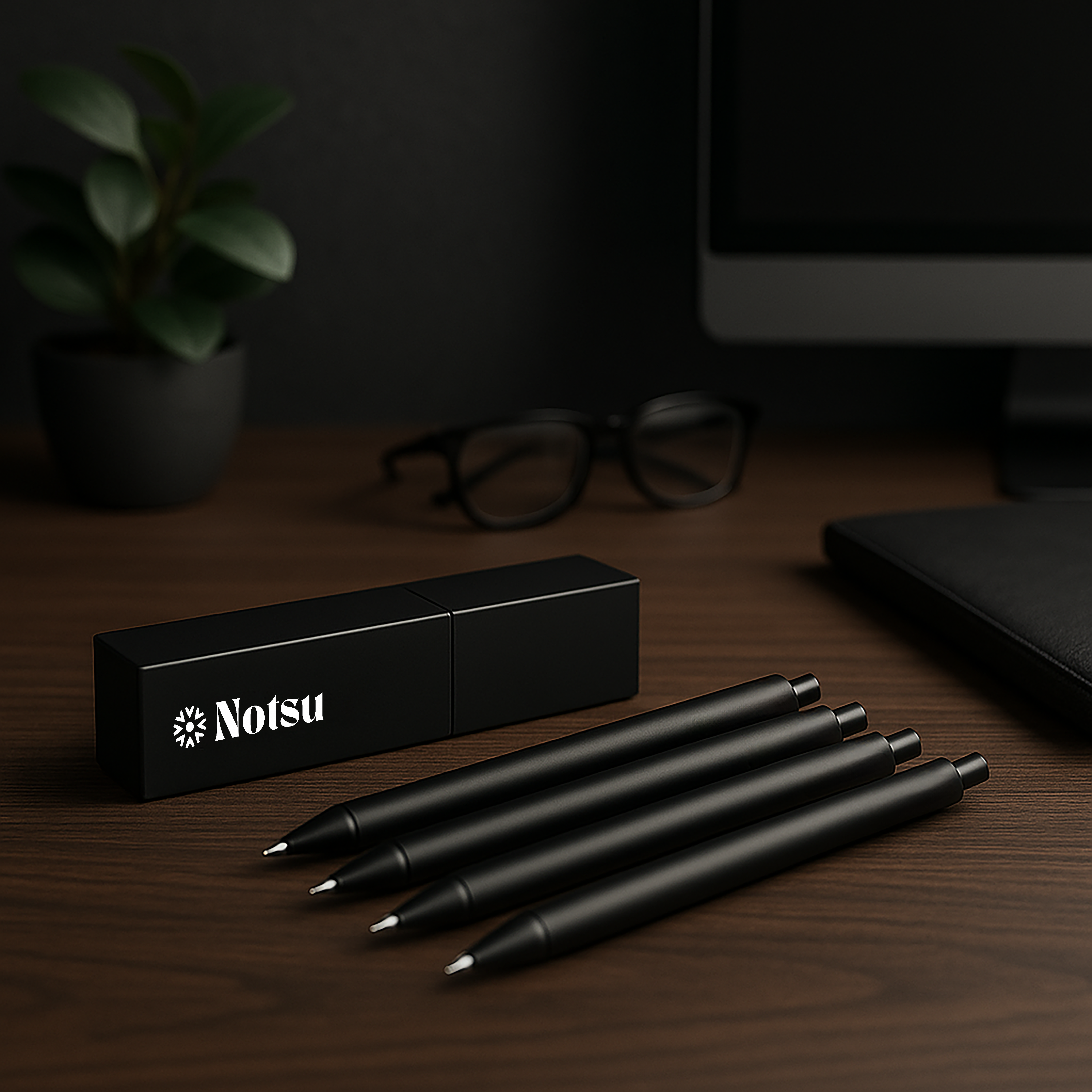 White Ink Pen Set, 1.1mm Bold for Black Paper (4)