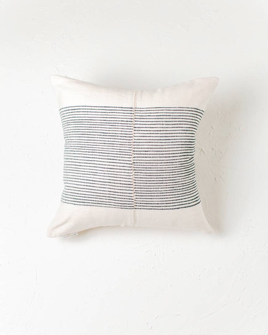 18" Riviera Hand-Stitch Throw Pillow Cover