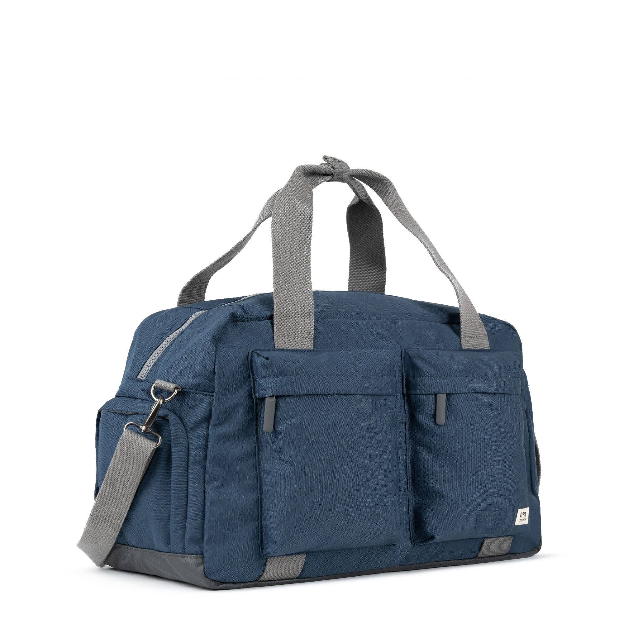 Gatwick Duffel Bag in Deep Blue Canvas
