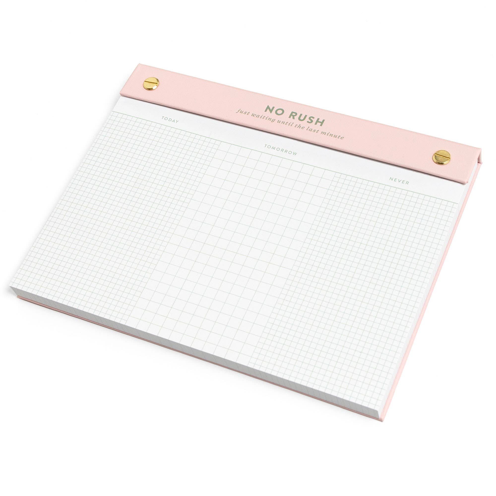No Rush 6x8 Notepad
