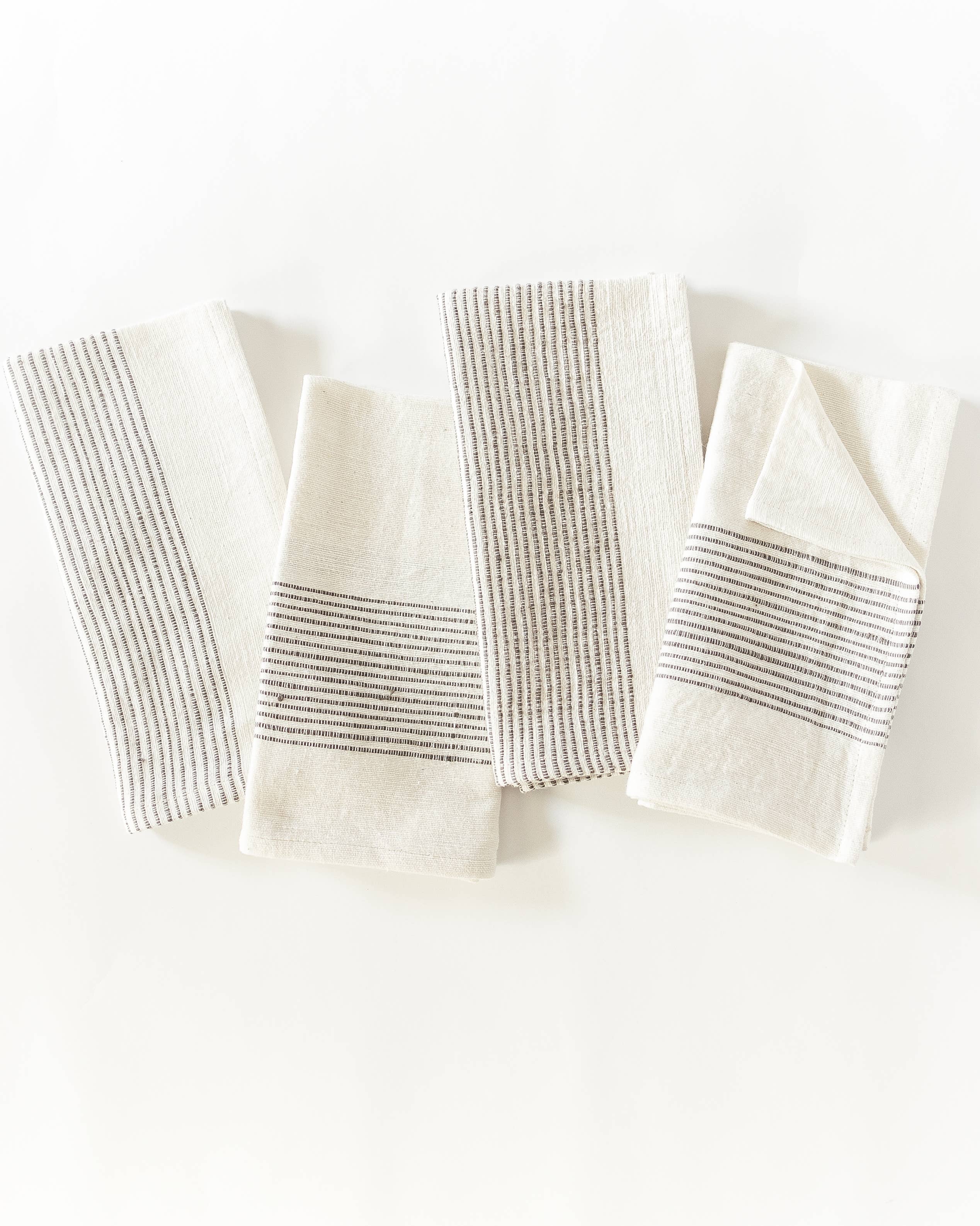 Riviera Cotton Napkin | Tonal Stripe