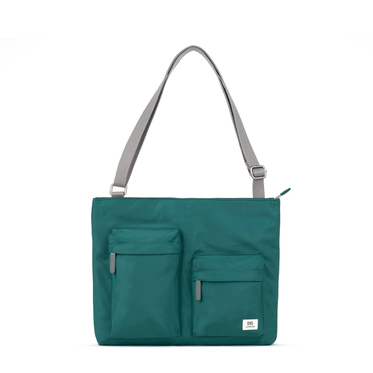 Moorgate Messenger Bag in Teal Nylon