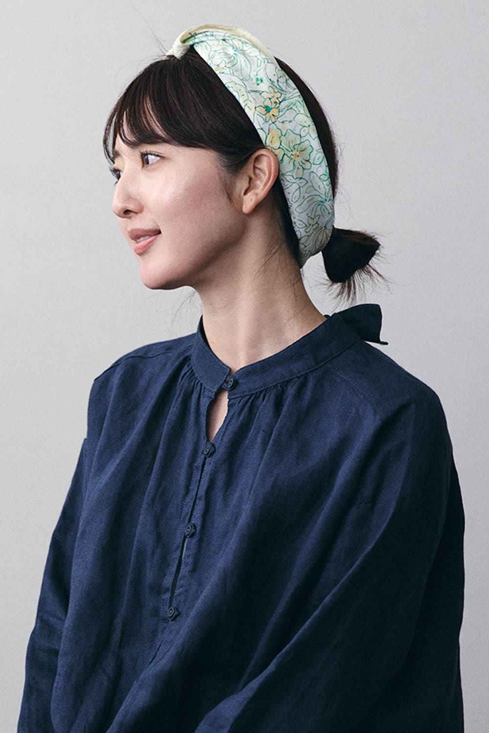 Scarf Isabelle Boinot Flower Yellow