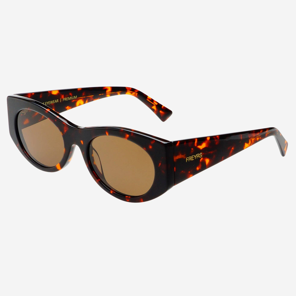 Layla Acetate Oval Sunglasses