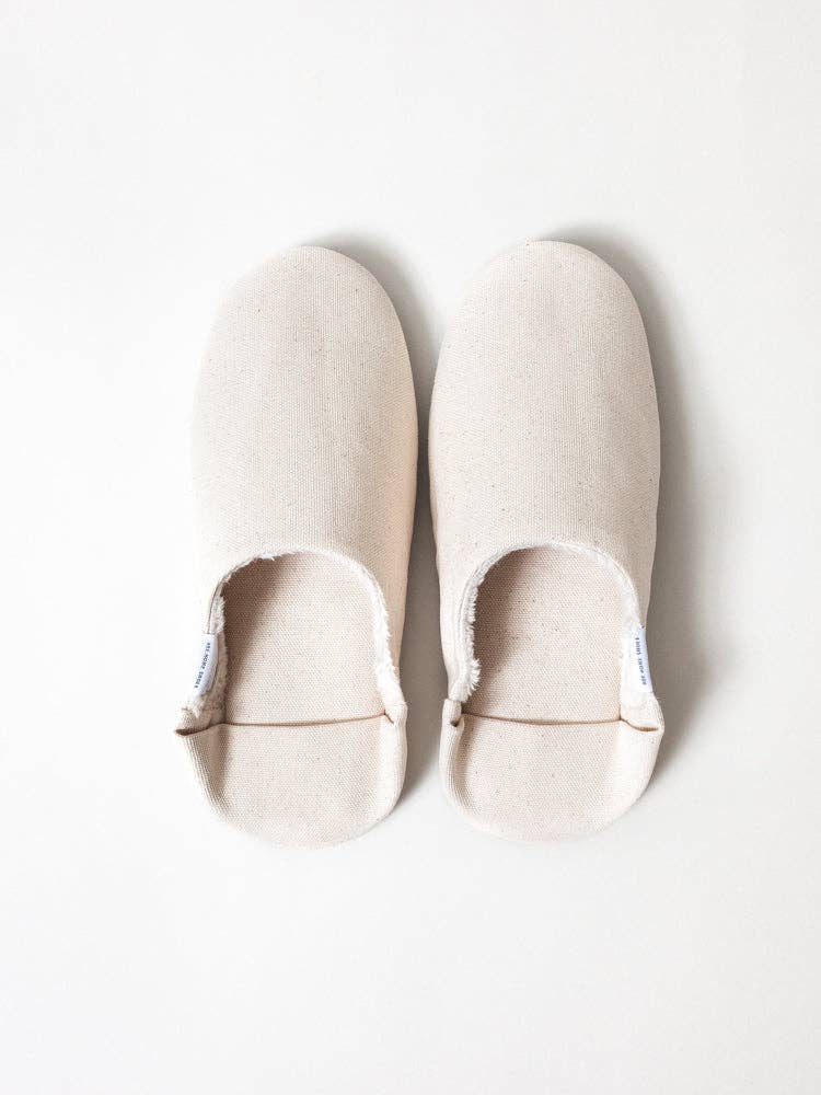 ABE Canvas Home Shoes - Lined, Natural