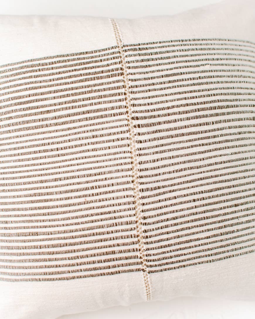 18" Riviera Hand-Stitch Throw Pillow Cover