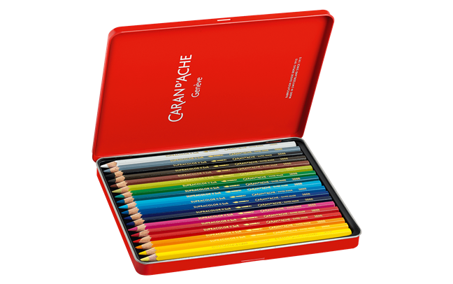 SUPRACOLOR Aquarelle Watercolor Pencils, 18 Colors