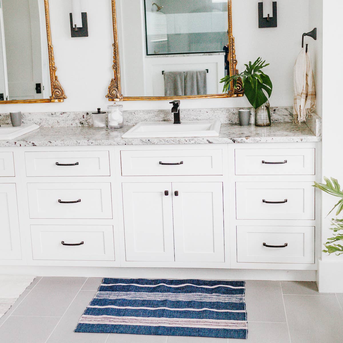 Aden Cotton Bath Mat Natural with