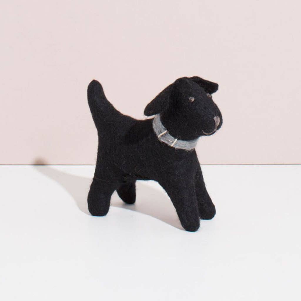 Hand Felted Black Labrador | Small