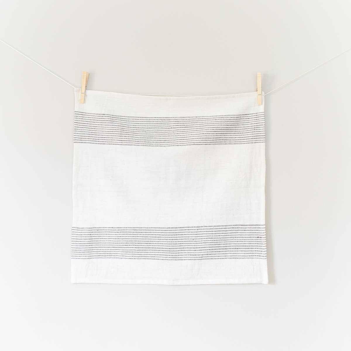 Riviera Cotton Napkin | Grey Stripe