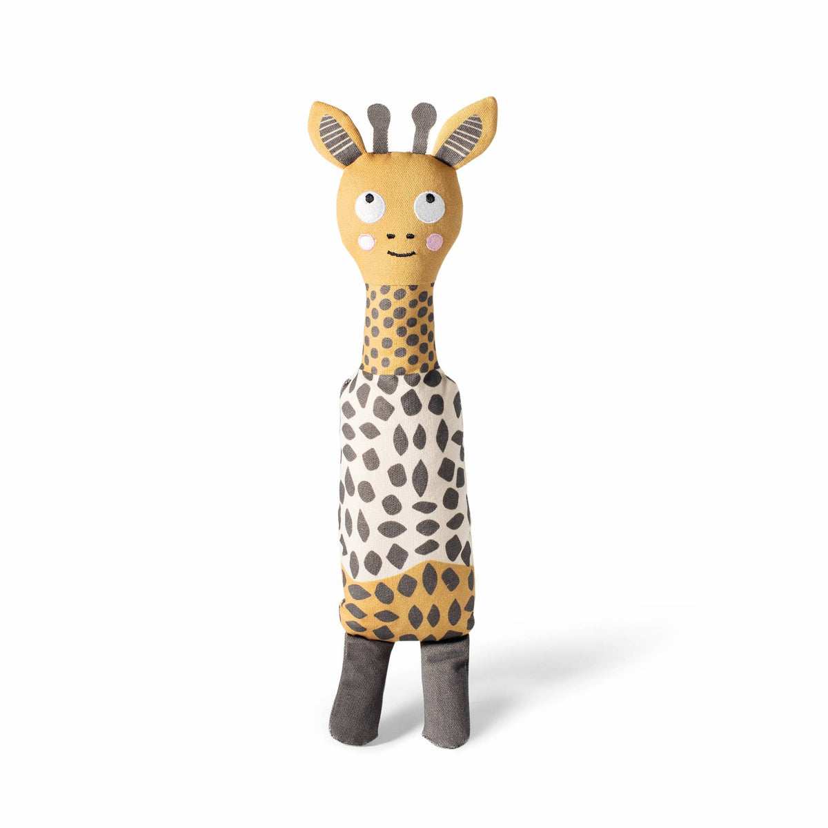 High There Canvas Squeaker Dog Toy