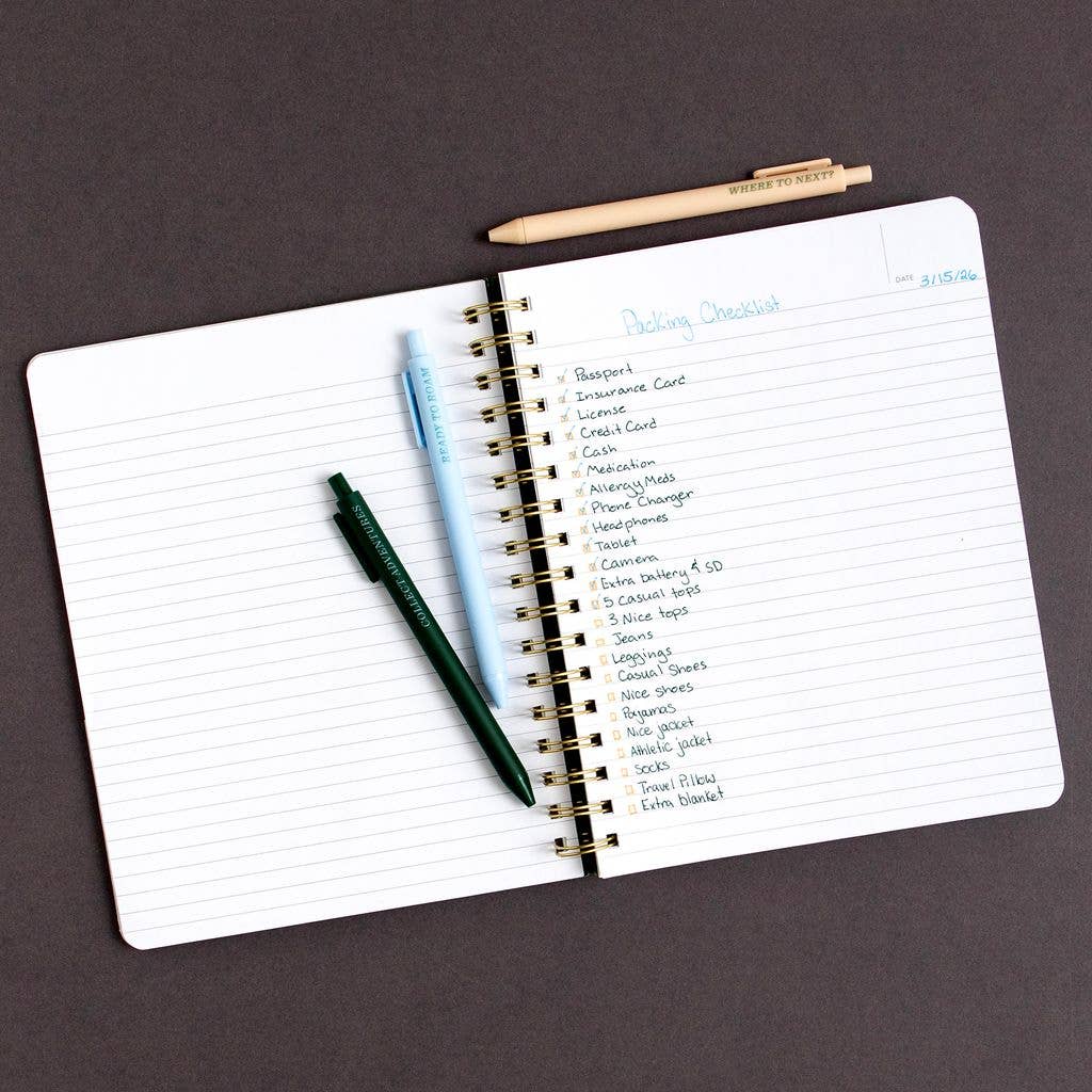 Long Live Adventure Spiral 7x9 Notebook