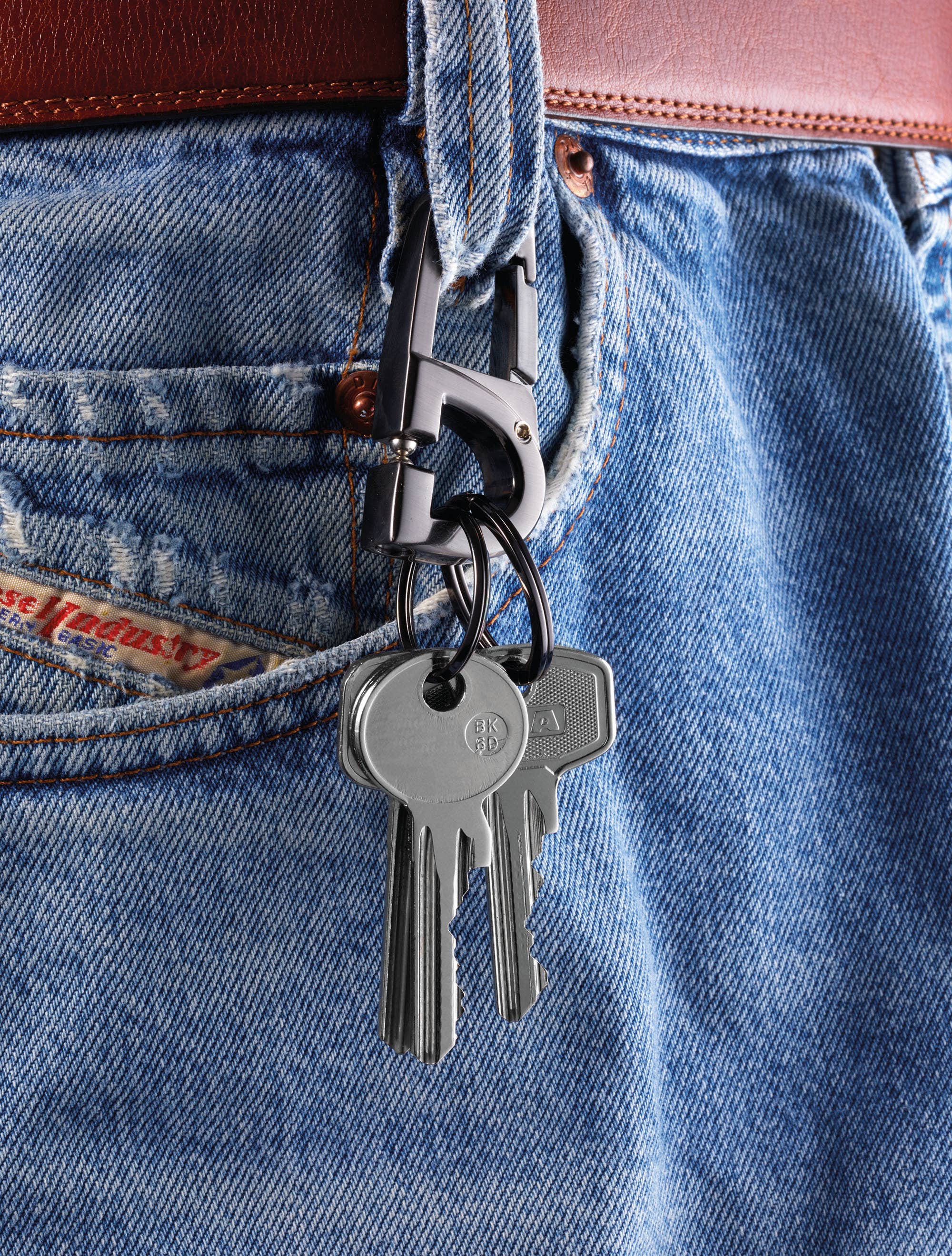 Troika D-Click Carabiner Valet Keyring