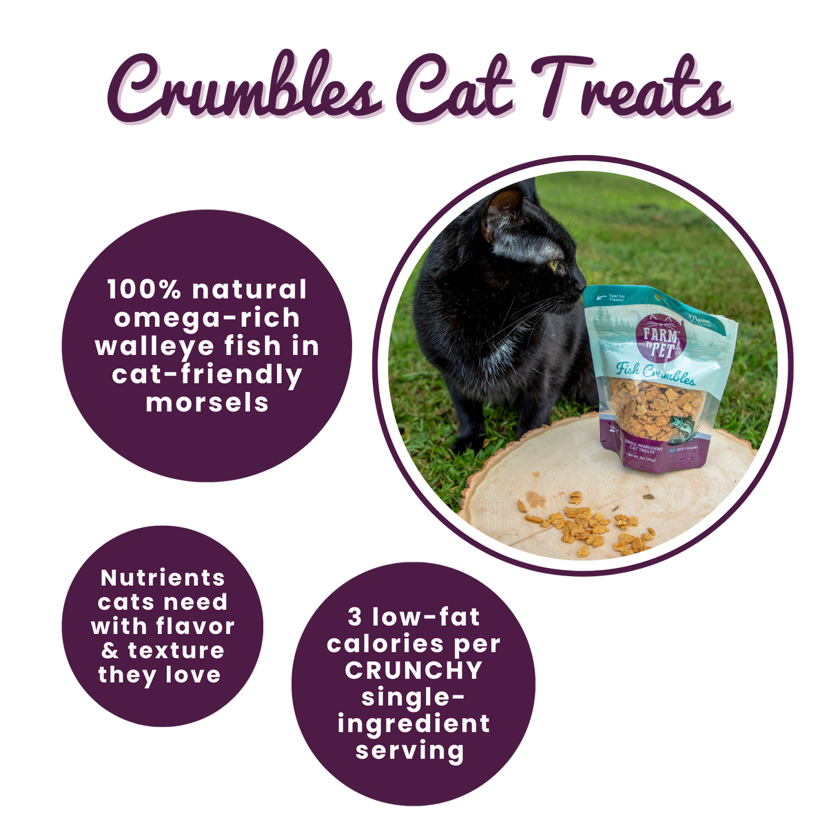 Fish Crumbles Cat Treats