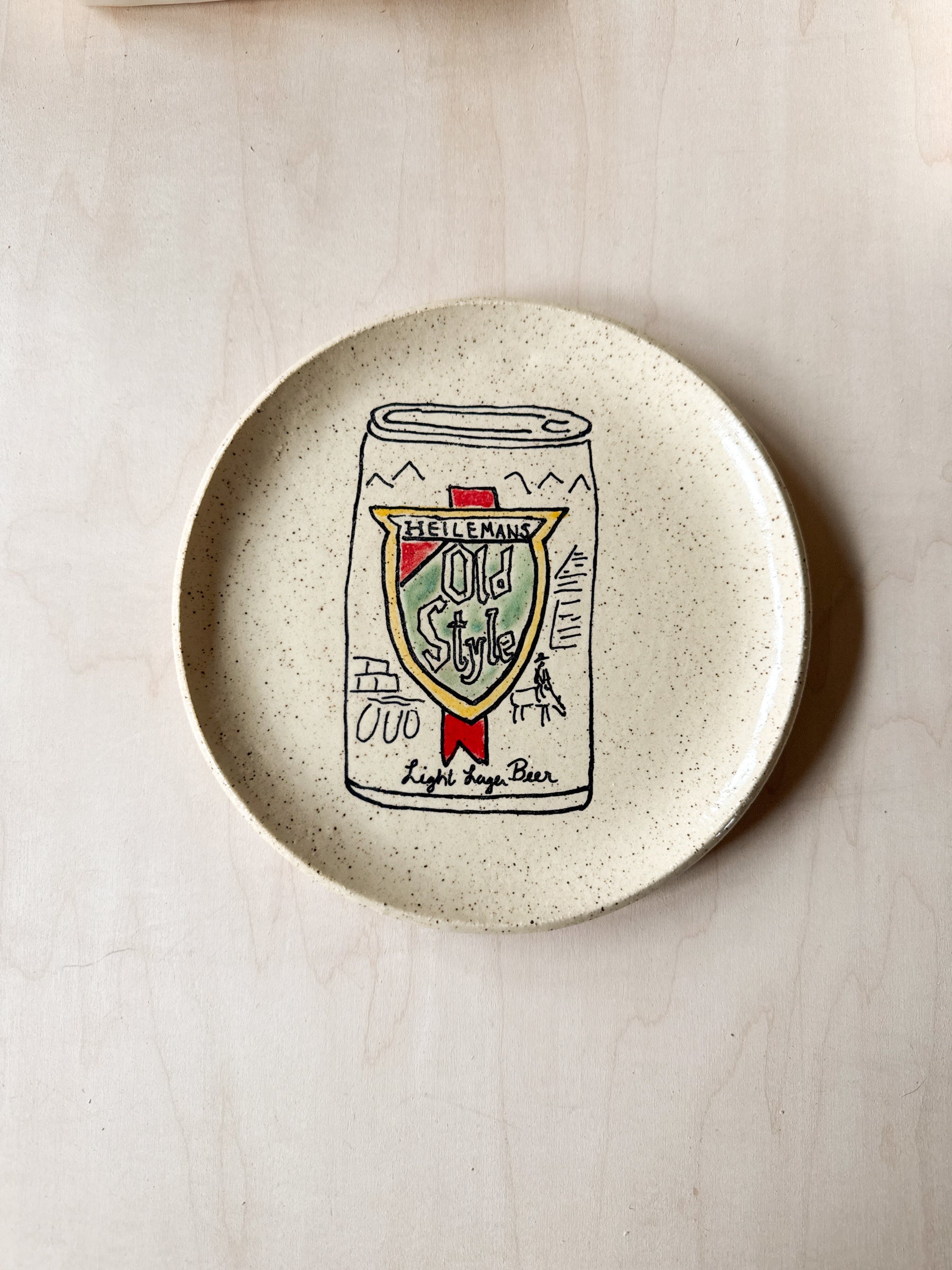 Old Style Can Round Plate