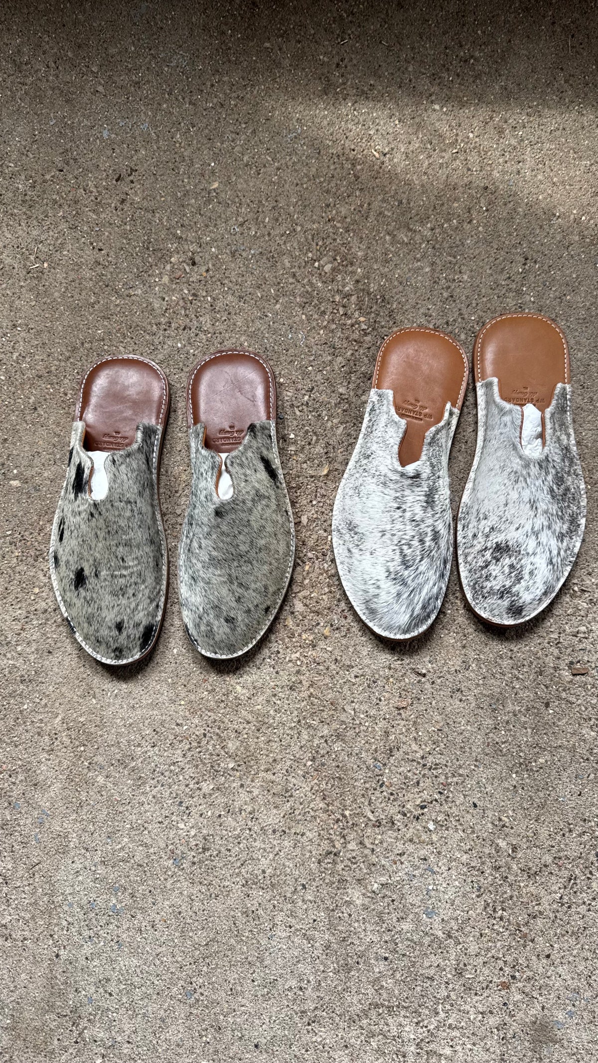 Mr. Grumpy Leather Slippers