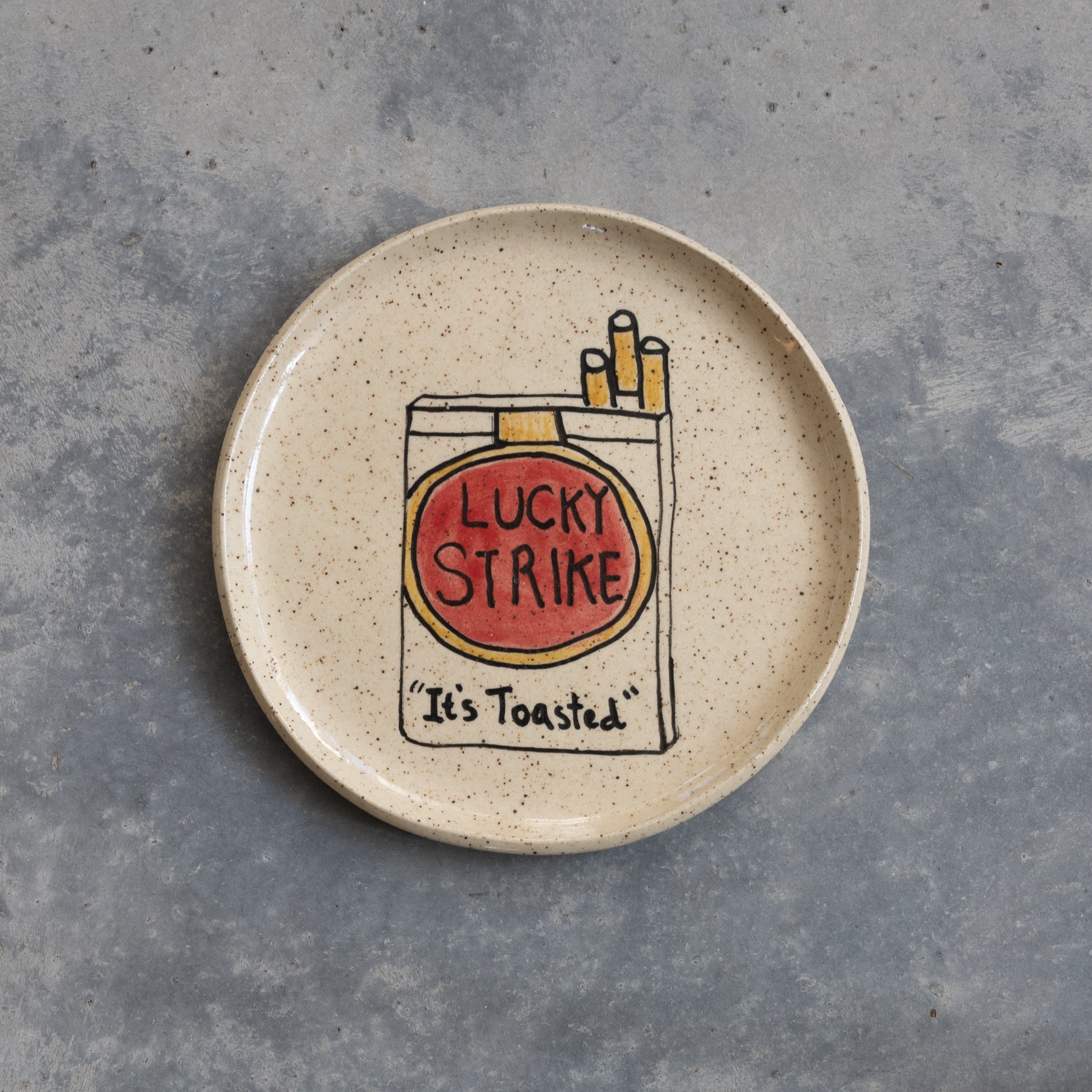 Lucky Strikes Pack Round Plate