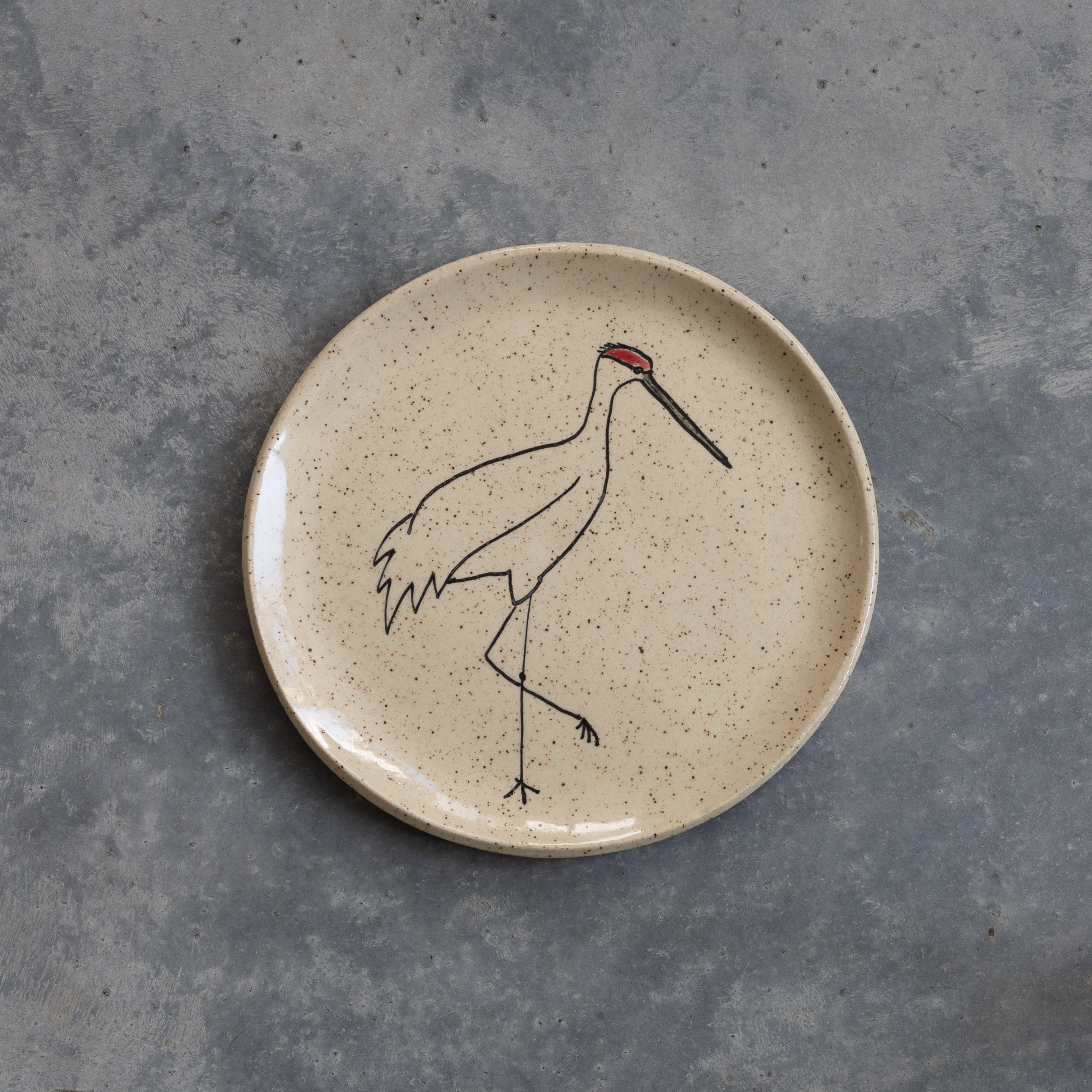 Sandhill Crane Plate