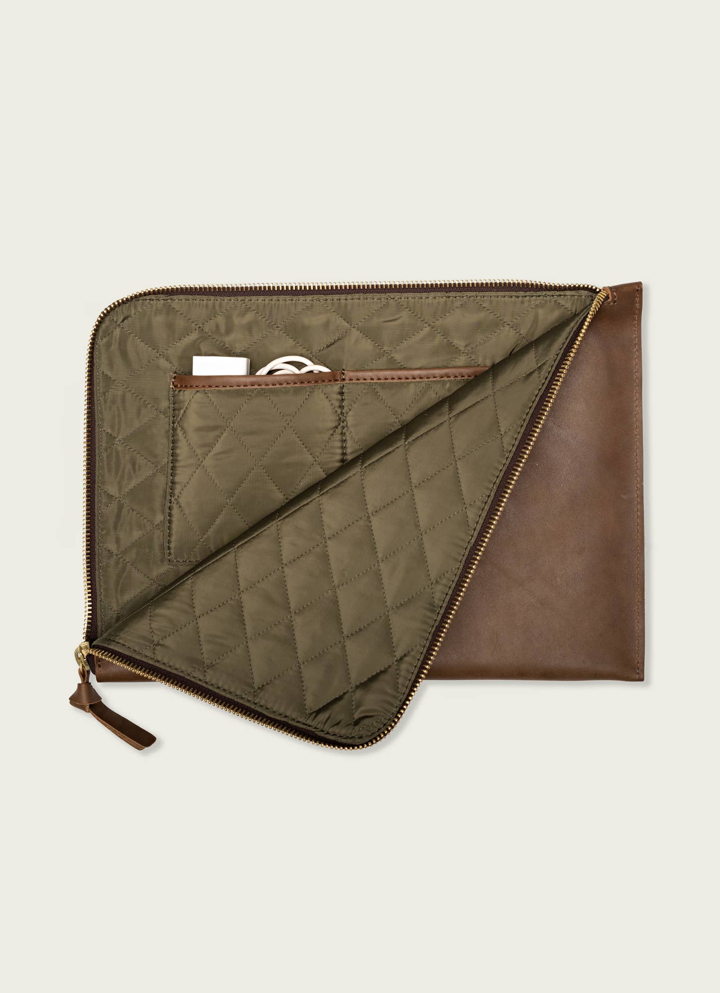 Full-Grain Leather Laptop Sleeve – 16"
