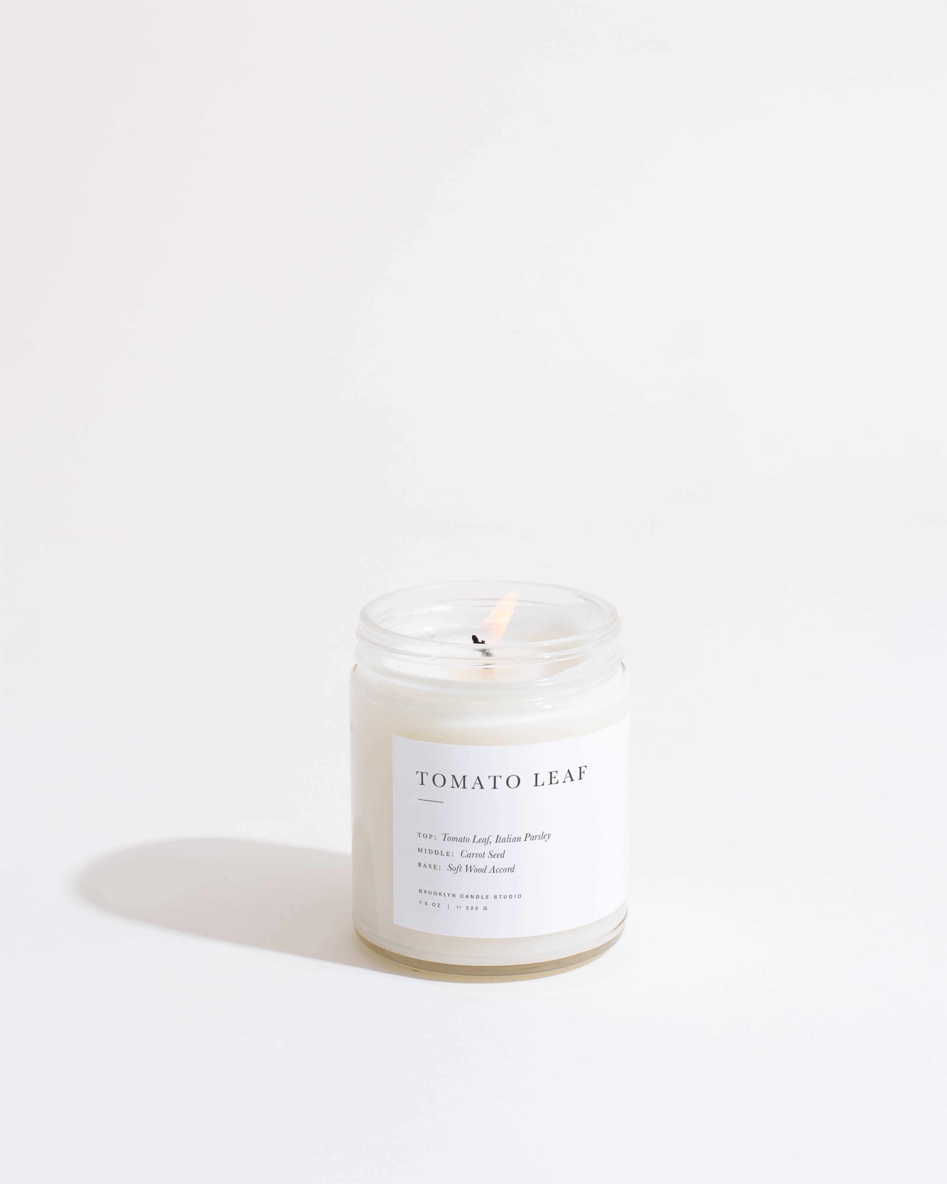 Tomato Leaf Jar Candle