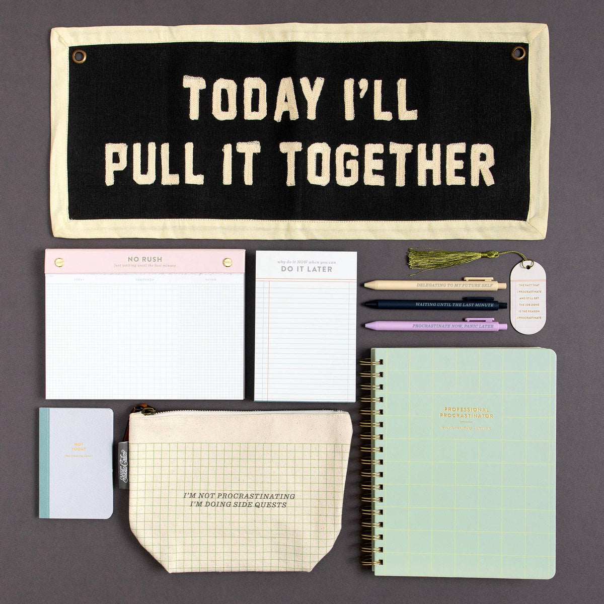 The Procrastinator Pen Set