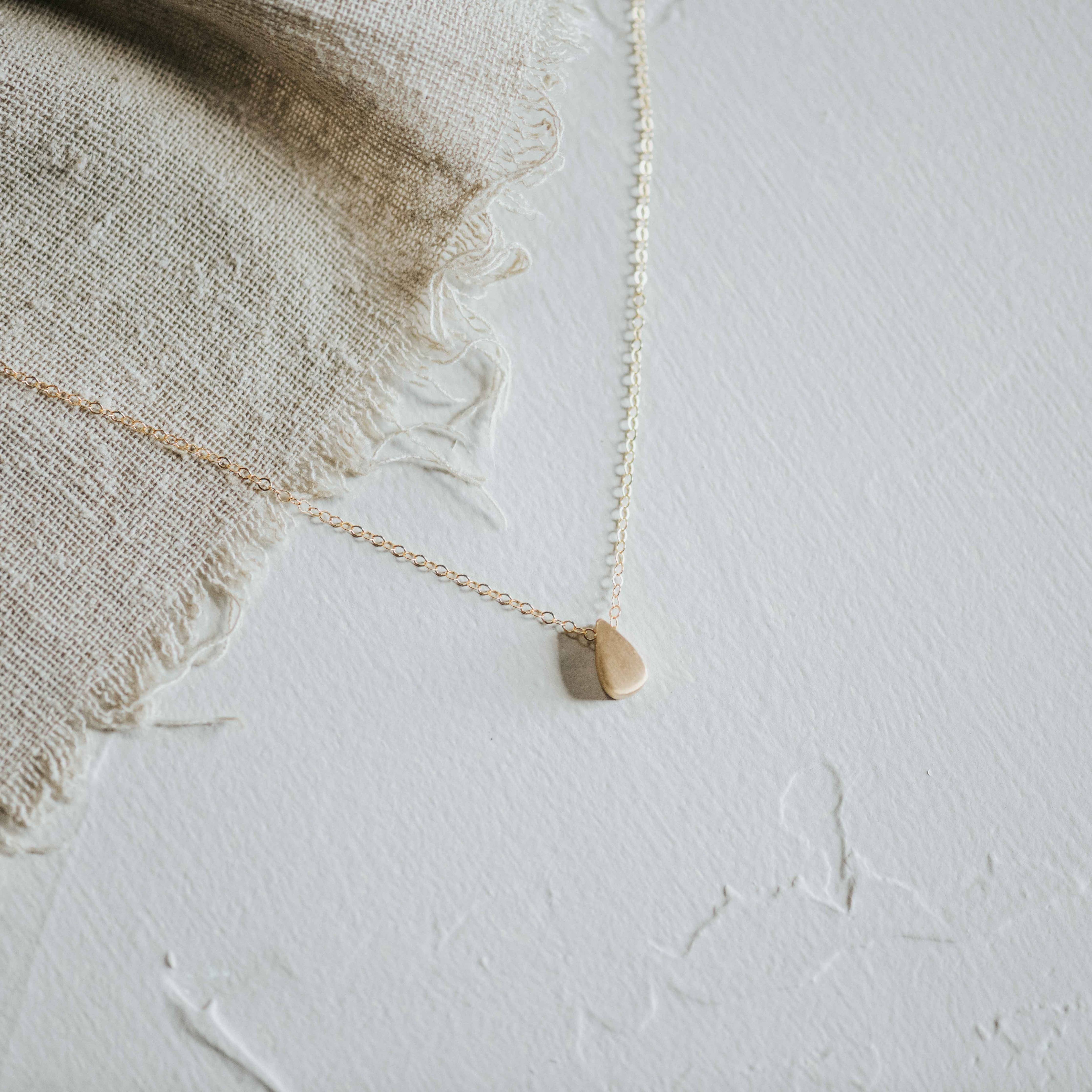 Rain Necklace // Demi-Fine Gold