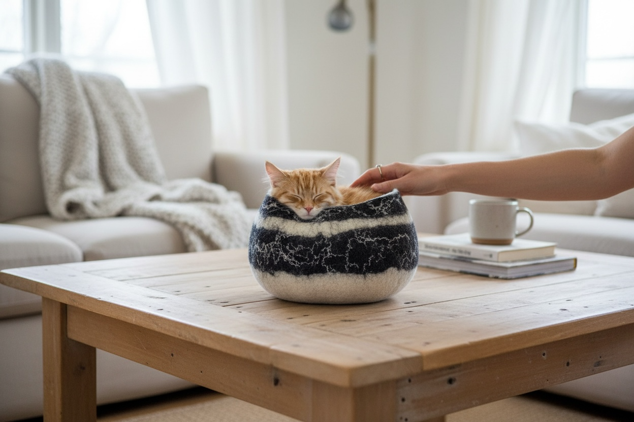 Harmony Felted Wool Bowl