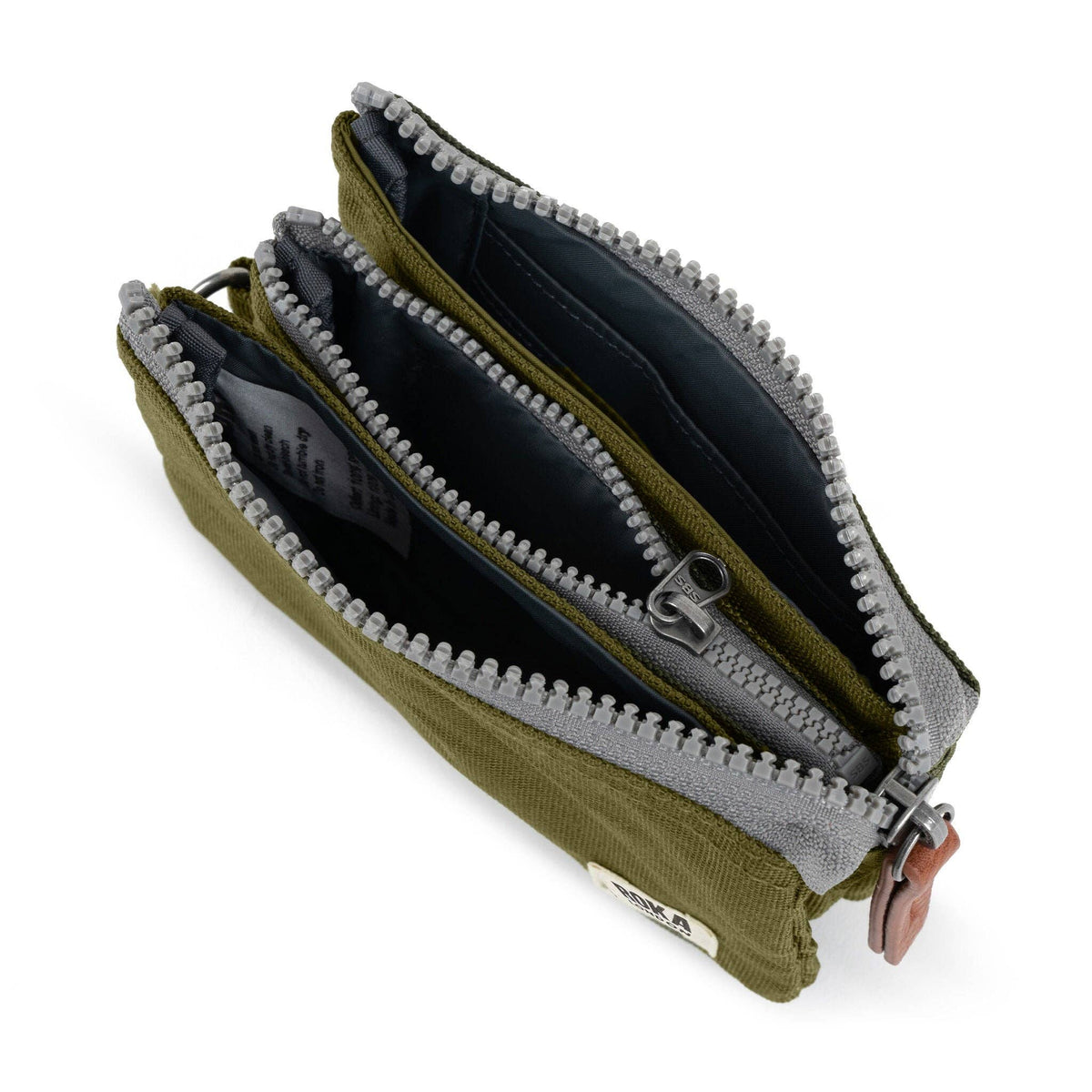 Carnaby Wallet in Moss Canvas