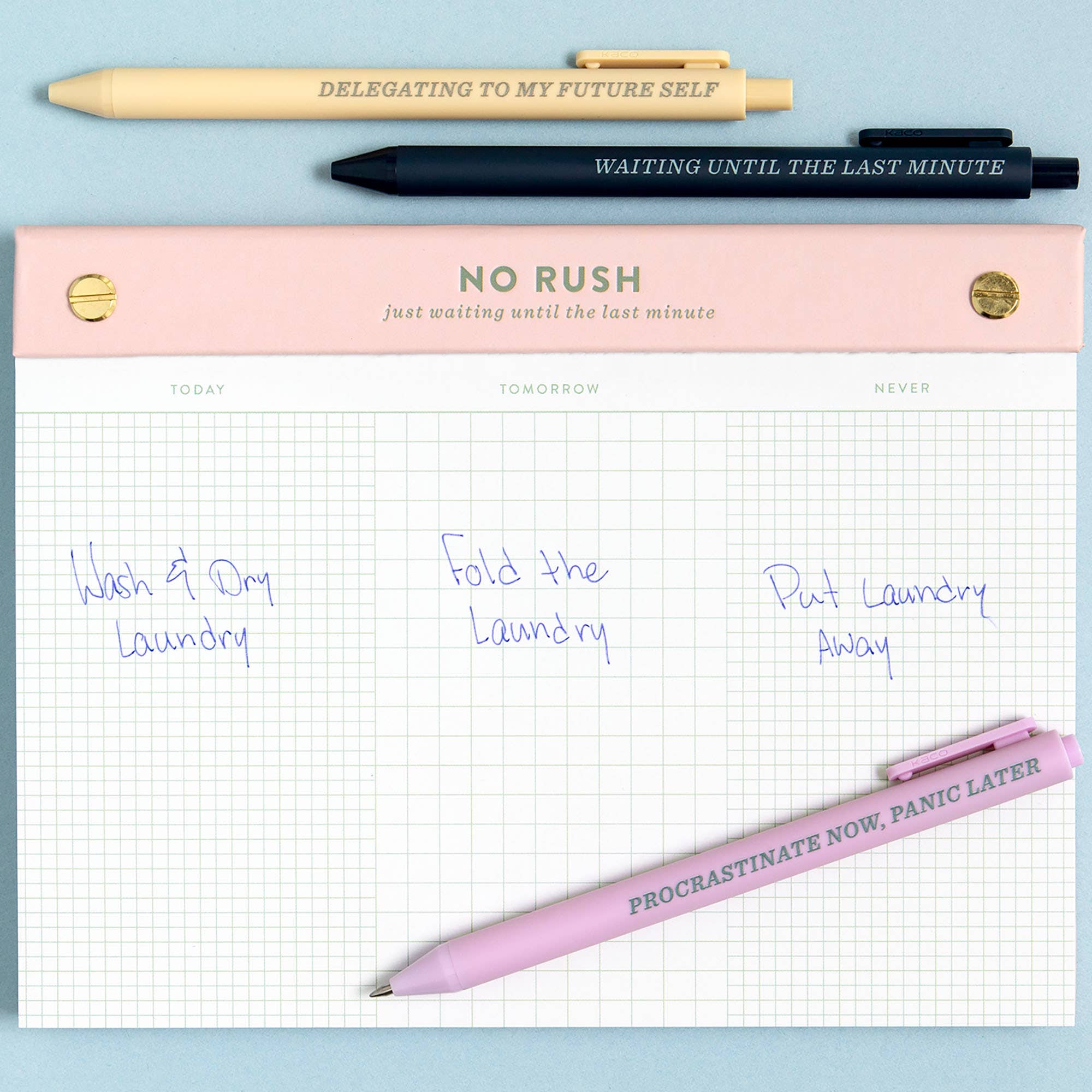 No Rush 6x8 Notepad