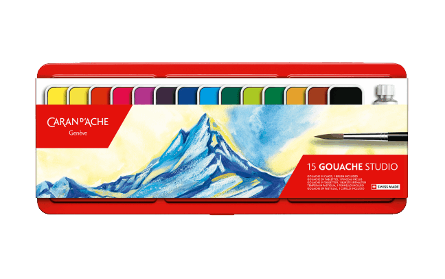 15 Color Paint Tablets GOUACHE STUDIO