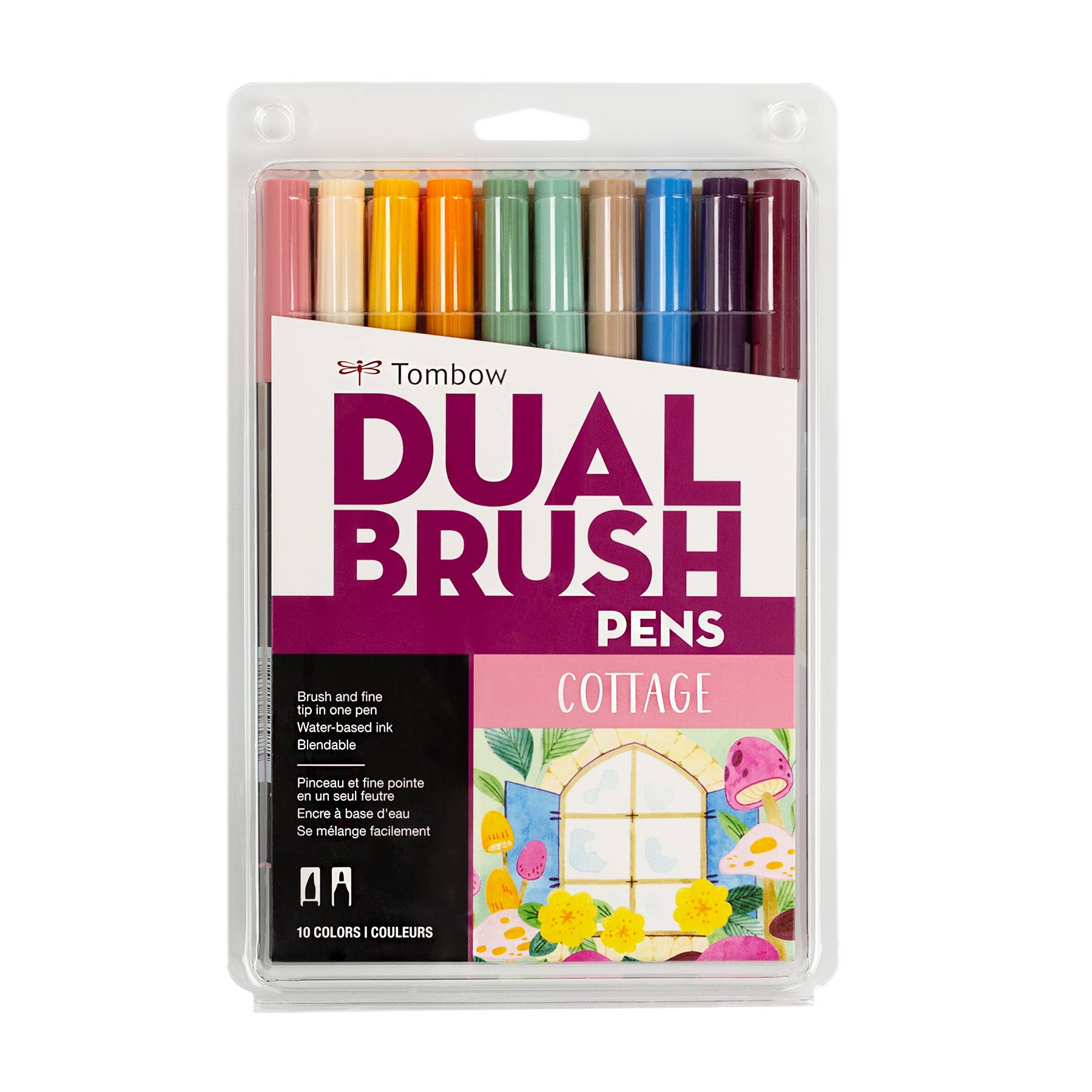 Dual Brush Pen Art Markers: Cottage