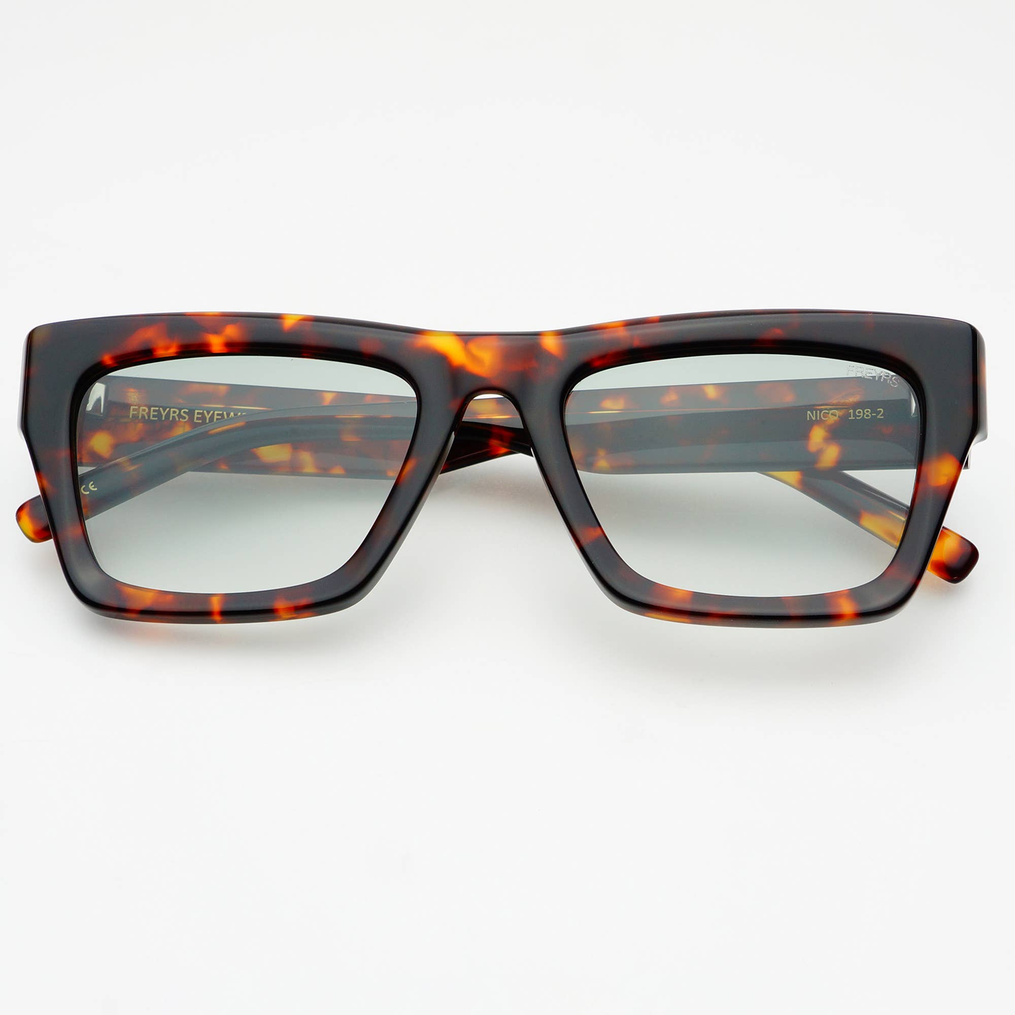 Nico Acetate Unisex Rectangular Sunglasses