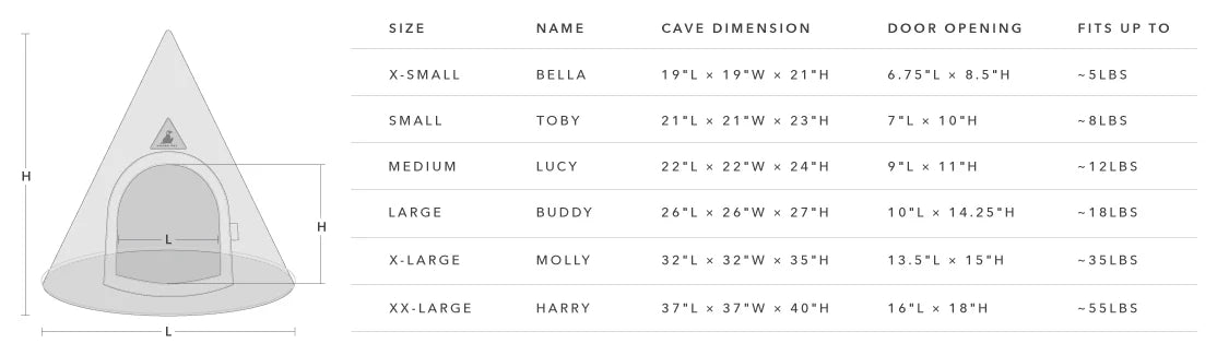 Mod Felt Pet Cave in Cream