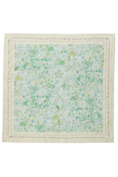 Scarf Isabelle Boinot Flower Yellow
