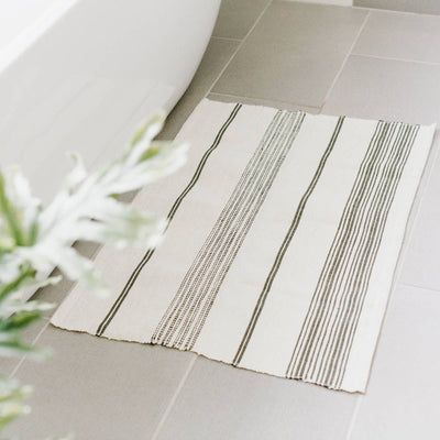 Aden Cotton Bath Mat Natural with