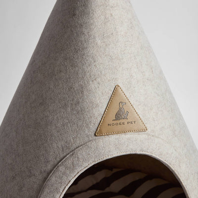 Mod Felt Pet Cave in Cream