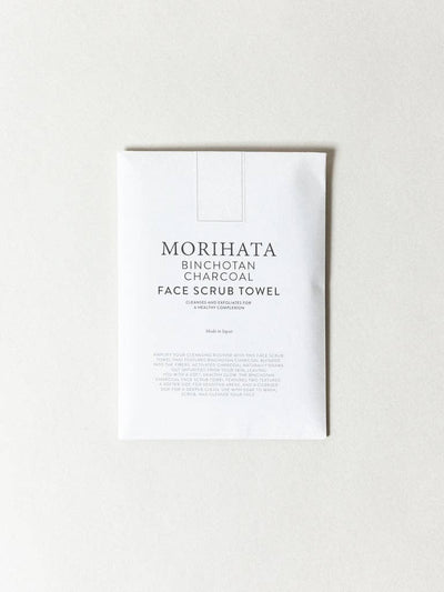 Morihata Binchotan Charcoal Face Scrub Towel