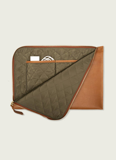 Full-Grain Leather Laptop Sleeve – 16"