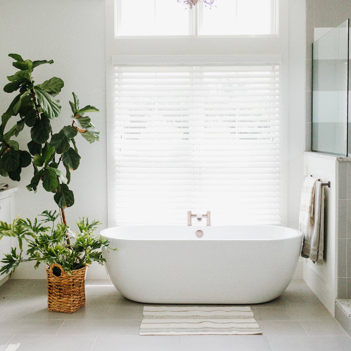 Aden Cotton Bath Mat Natural with