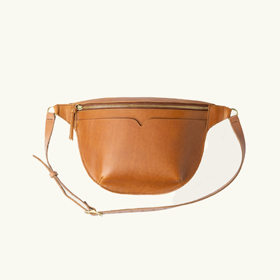 Full-Grain Leather Sling Bag XL