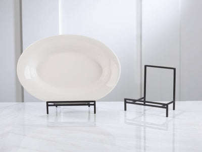 Straight Edge Platter and Bowl Stands