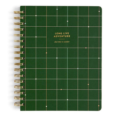 Long Live Adventure Spiral 7x9 Notebook