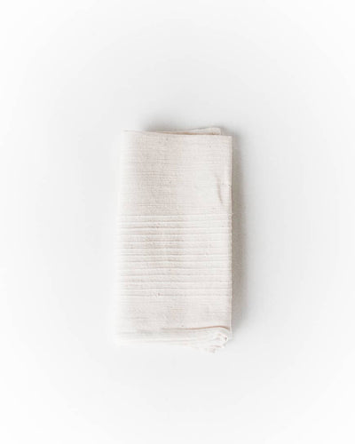 Riviera Cotton Napkin | Grey Stripe