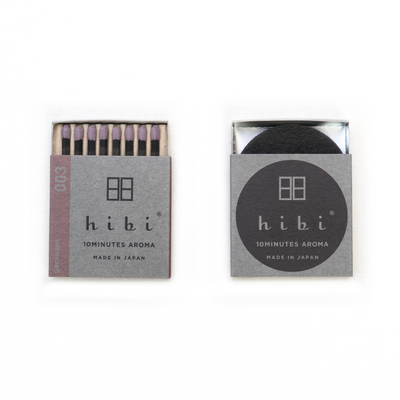Hibi - Box of 8 Incense Matches: Osmanthus (Fragrant Olive)
