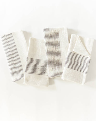 Riviera Cotton Napkin | Tonal Stripe