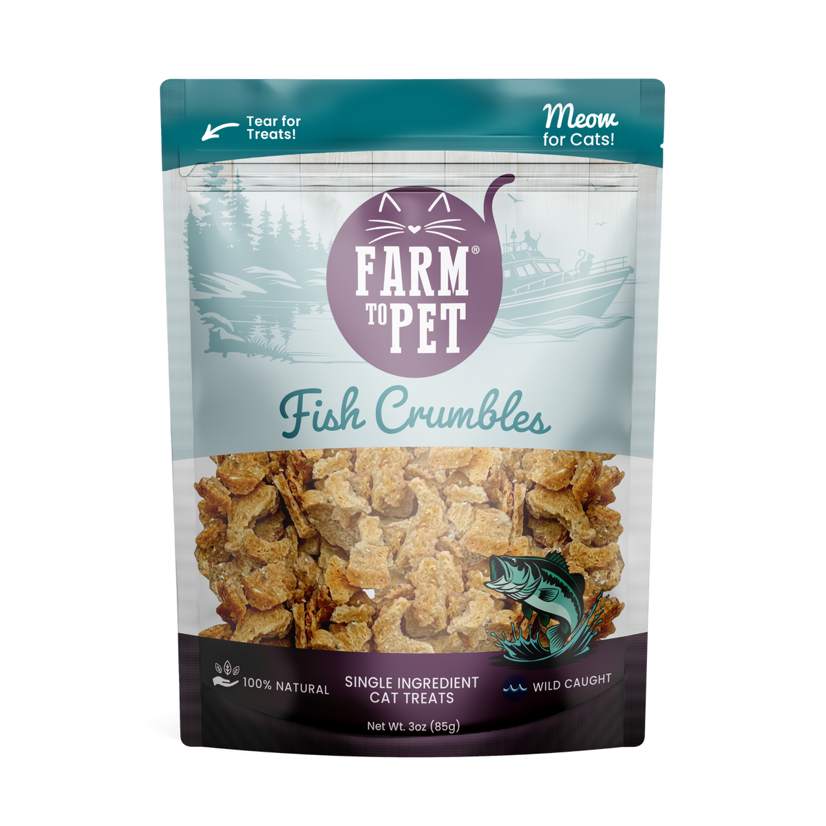 Fish Crumbles Cat Treats