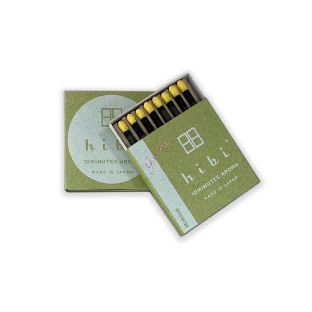 Hibi - Box of 8 Incense Matches: Cedar Wood