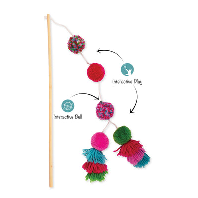Shake Your Pom Pom Teaser Cat Toy